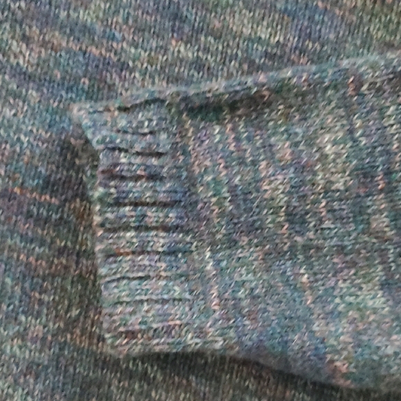 Vintage Eddie Bauer Women's Teal Crewneck 100% Wool  Sweater Sz M Cottagecore - Picture 11 of 11